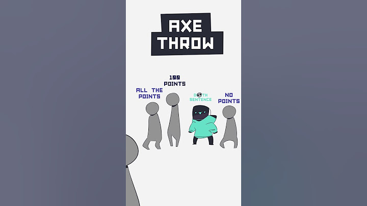 went axe throwing for the first time