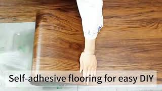 Save Money on Flooring: How to Install Durable Peel and Stick Vinyl Tiles #abolos #diy #walldecor