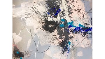 Easy Art Tutorial Video | Palette knife art tutorial | Modern abstract art tutorial / Day 1