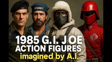G.I. Joe A Real American Hero 1985 Action Figure line brought to life with A.I.