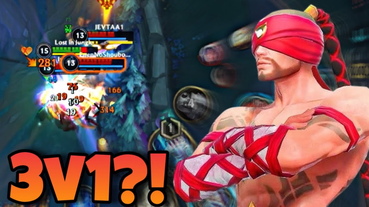They Tried to 3v1 Me… Big Mistake (Lee Sin)