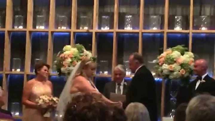 Tracey and Warren Conley wedging