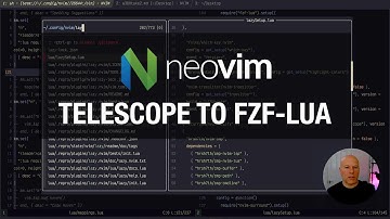 Neovim: Telescoop vervangen door FZF-LUA