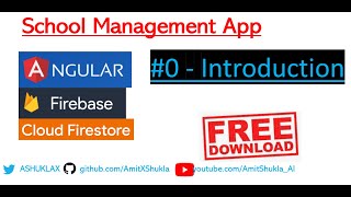 Angular Firebase #0 School, Student Management App - Free download with complete source code
