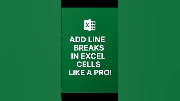 💡Add Line Breaks in Excel Cells Like a Pro! ✨ #exceltips #excelshortcuts #learnexcel #excelprotips