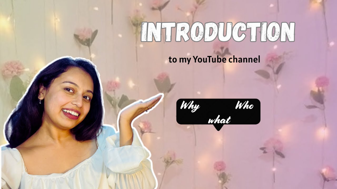 Introduction video for my YouTube channel 🤍 - YouTube