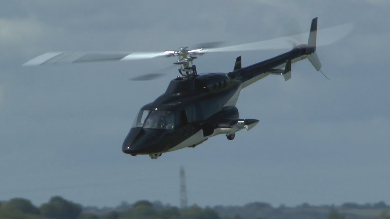 BIG SCALE RC Airwolf helicopter replica (NO music version) - YouTube