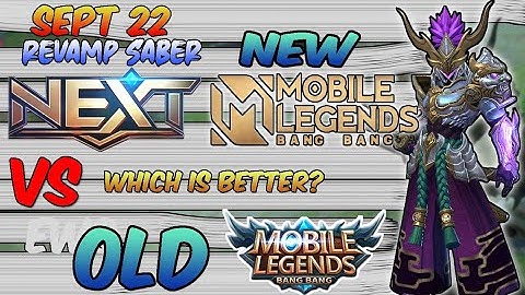 Revamp Saber Vs OLD Comparison  - MLBB