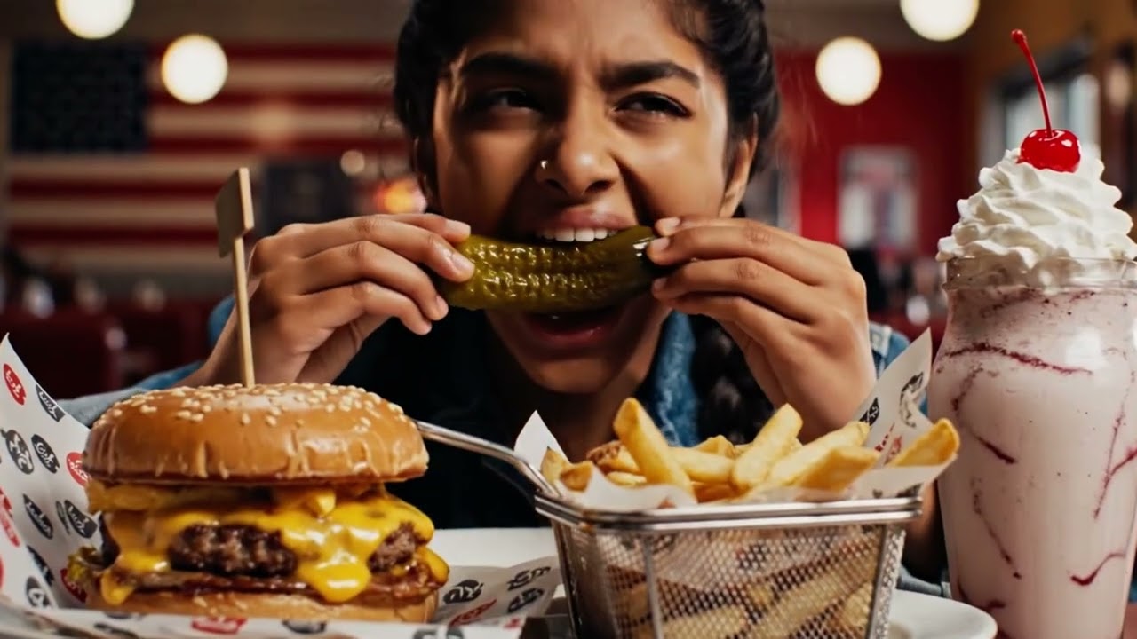 🍔 CALORIE BOMB!! Giant BURGER TOWER & Mac N Cheese Mukbang 🍟🥤 (American Diner Feast)