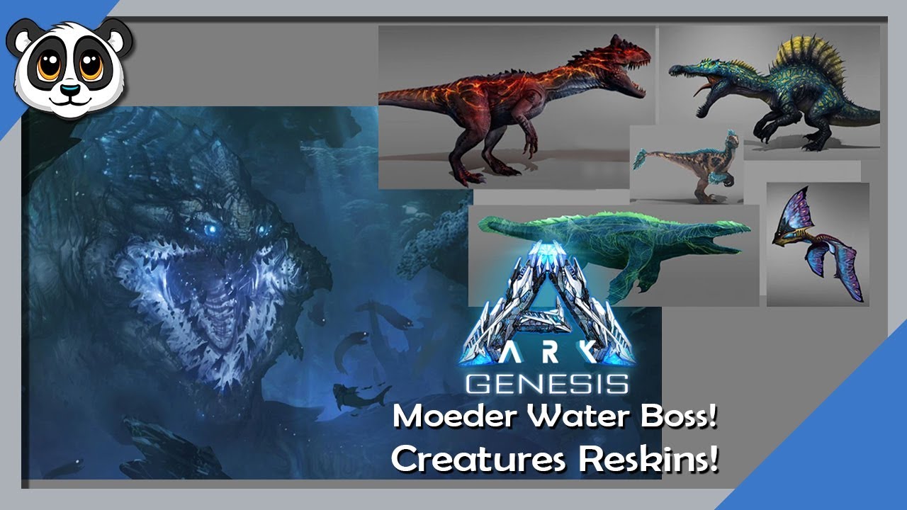 Moeder Water Boss Creatures Reskins Ark Genesis Youtube