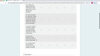 Instructions for mLang student survey