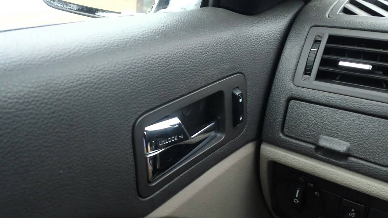 2010 Ford Fusion Broken Door Handle Trick