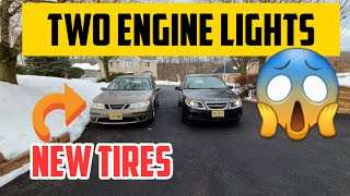 My Two Saab 9-5's Have Check Engine Lights + More Saab Updates