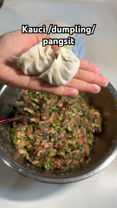Bikin pangsit isi daging udang juicy || dumplings || kauci ala hongkong#shorts #dumplings