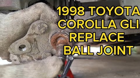 TOYOTA COROLLA GLI 1998 4AFE REPLACE BALL JOINT