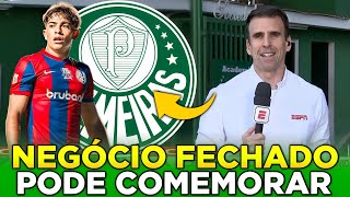 💥 EXCELENTE NOTÍCIA! FOI CONFIRMADO! CHEGA PRA SER TITULAR! ÚLTIMAS NOTÍCIAS DO PALMEIRAS