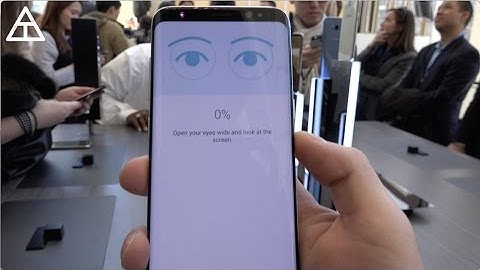 Galaxy S8 Iris Scanner and Fingerprint Demo!
