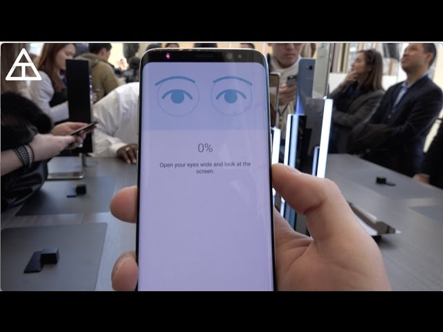 Galaxy S8 Iris Scanner and Fingerprint Demo! - YouTube