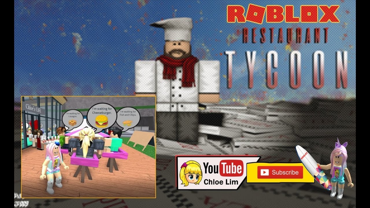 Chloe Tuber Roblox Restaurant Tycoon Gameplay Update Buying Kids Toys To Sell Happy Meals In My Restaurant - roblox how to give out food onresturaunt tycoon