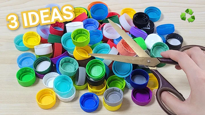 So Beautiful ! Plastic Bottle Caps Craft Ideas - Best out of waste - Home decoration 3 Ideas
