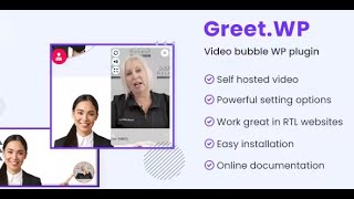 Greet.wp - Video bubble WordPress plugin By ThemeAtelier