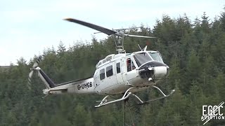 Heli-Lift Services Bell 205A Huey (UH-1) Operations in the Forest of Bowland