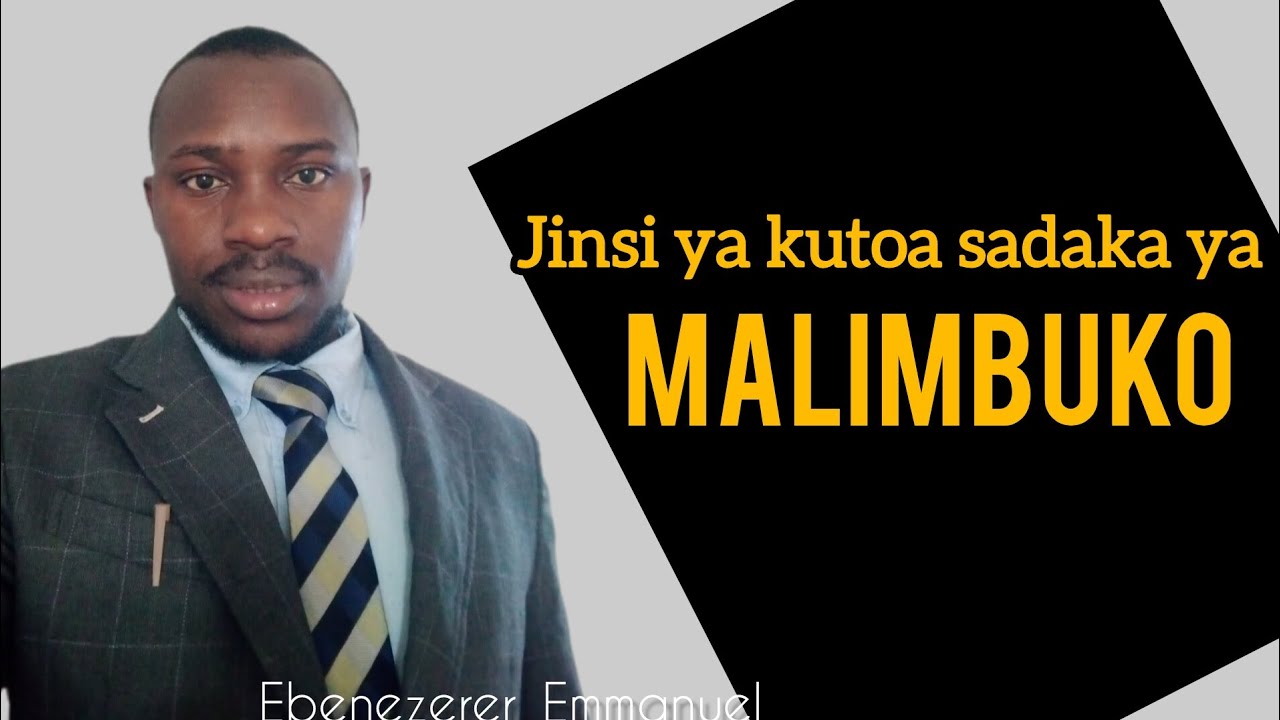 NAMNA YA KUTOA SADAKA YA MALIMBUKO JE, NIKUTOA MSHAHARA WOTE WA KWANZA???.