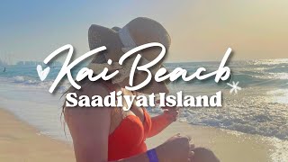 Kai Beach | Saadiyat Island Abu Dhabi UAE | Kai Adventures