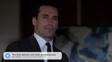 SALES PRESENTATIONS - Don Draper - The Carousel Pitch (Mad Men)