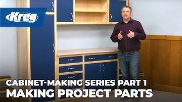 Cabinet-Making Series - Part 1: Making Project Parts