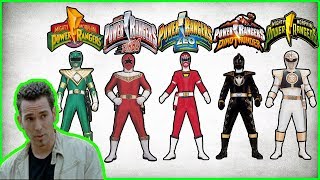 ALL TOMMY OLIVER POWER RANGER FORMS - MIGHTY MORPHIN to 2017 FILM(Green Ranger,White Rnager etc/y)