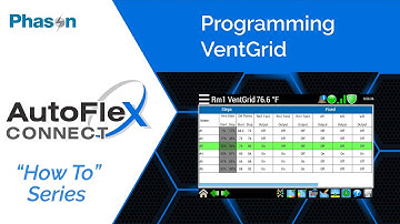 How To Set Up a Basic VentGrid | Phason Controls AutoFlex Connect Settings Tutorial