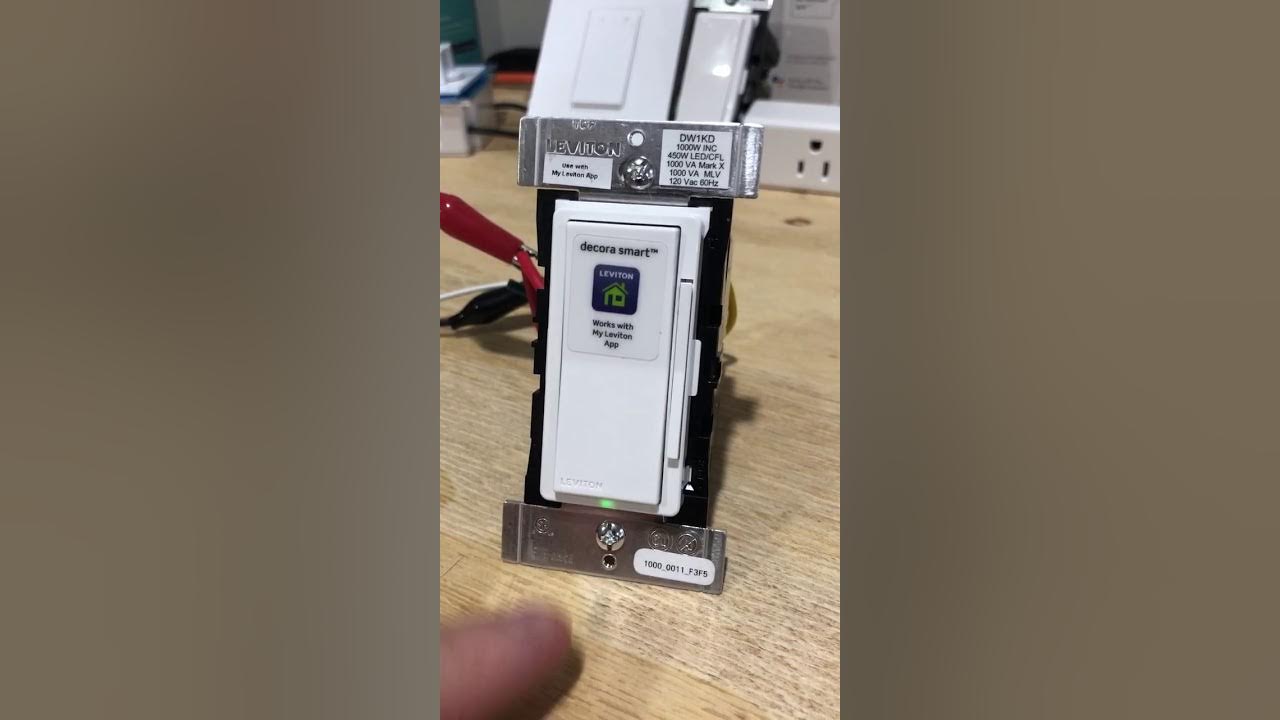 How to hard reset the Leviton Smart Switch or reset WiFi connection