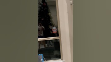 Son tells mom and dad he saw someone scary outside the window #shorts