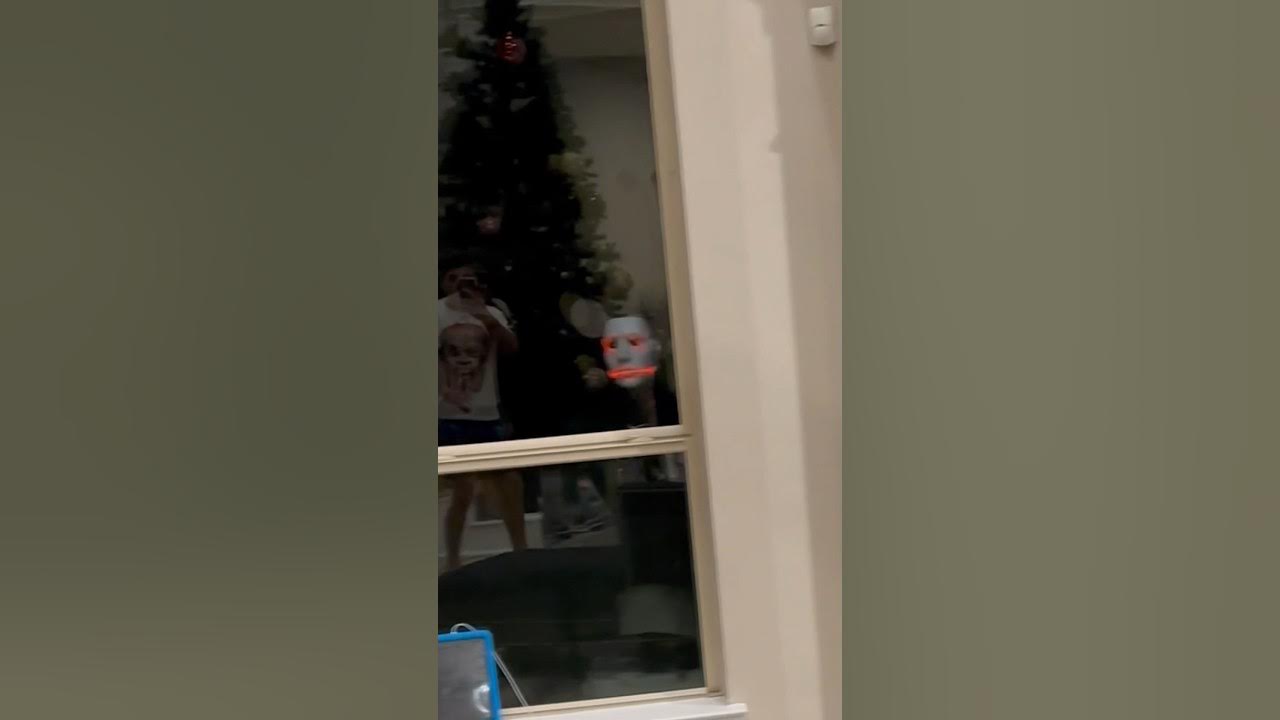 Son tells mom and dad he saw someone scary outside the window #shorts Son tells mom and dad he saw someone scary outside the window #shorts