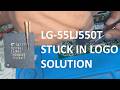LG 55LJ550T Stuck on Logo Screen Problem Fixed | EMMC IC Programming