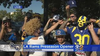 Thousands Tailgate Before Rams Preseason Opener