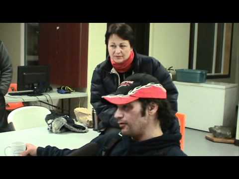 YQ 2011: Hugh Neff arrives in Pelly Crossing