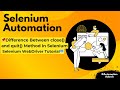 📌 Difference Between close() and quit() Method in Selenium | Selenium WebDriver Tutorial 🚀