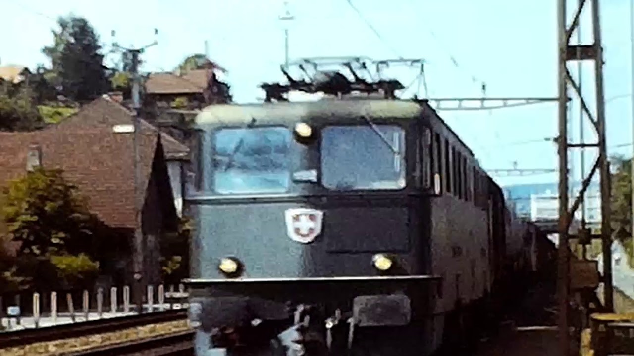 Eisenbahnen zwischen Basel und Olten 1980
