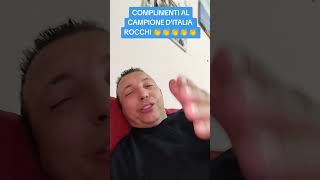 complimenti al campione d'Italia rocchi ( Inter )👏👏👏👏👏