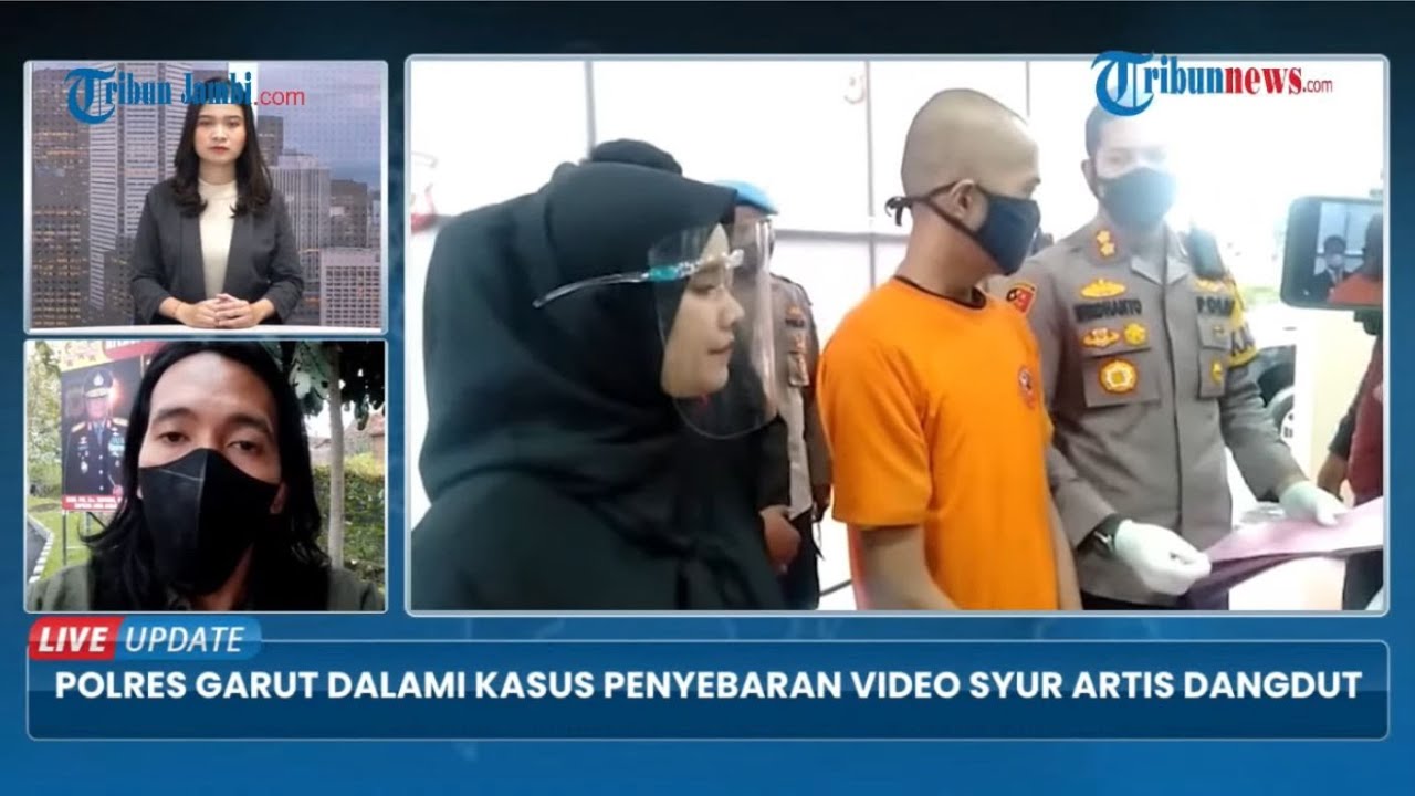POLRES GARUT DALAMI KASUS PENYEBARAN VIDEO SYUR ARTIS DANGDUT