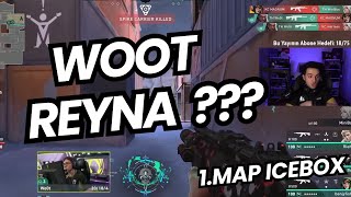 Woot Pro Maçta Reyna Oynuyor İnanilmaz Comeback Th Vs Kc 1 Map Icebox Valorant Emea