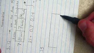 Lesson 1-11: Multiplying Decimals using Models