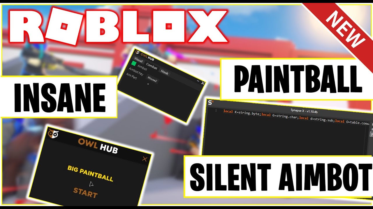 ROBLOX Paintball Silent Aimbot, ESP, Teamcheck AND MORE! YouTube