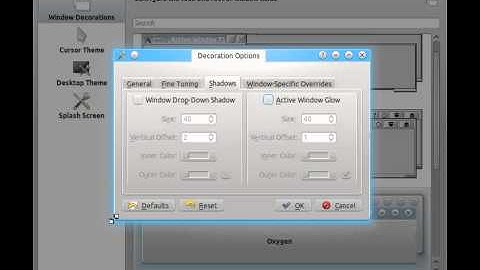How to remove windows border drop shadow in KDE