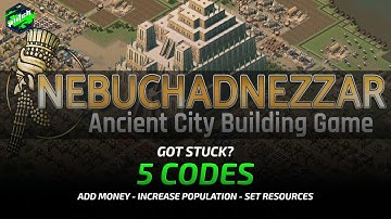 NEBUCHADNEZZAR Cheats: Add Money, Set Resources, Increase Population, ... | Trainer by PLITCH