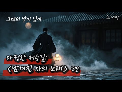 다정한 저승길 남겨진 자의 노래편 그대의 말이 남아 국악힙합 조선팝