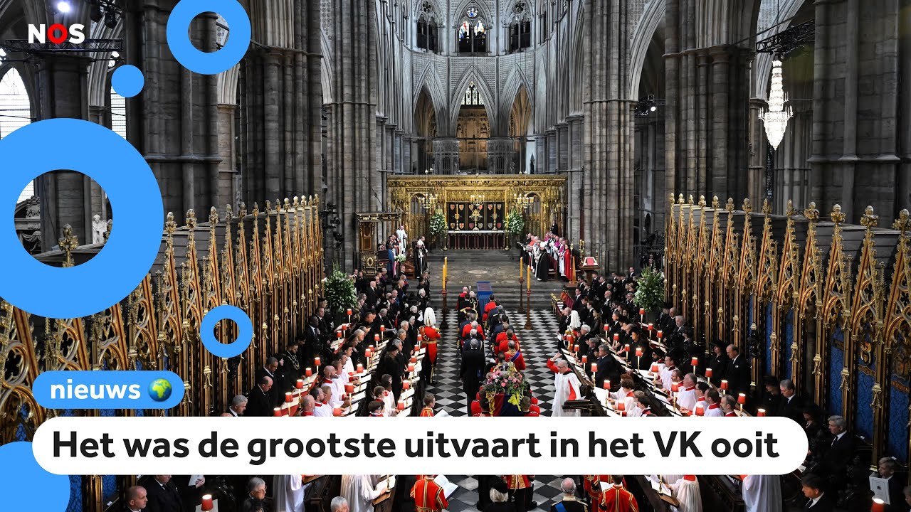Uitvaart van koningin Elizabeth: Koningen, koninginnen, presidenten én miljoenen Britten rouwen mee