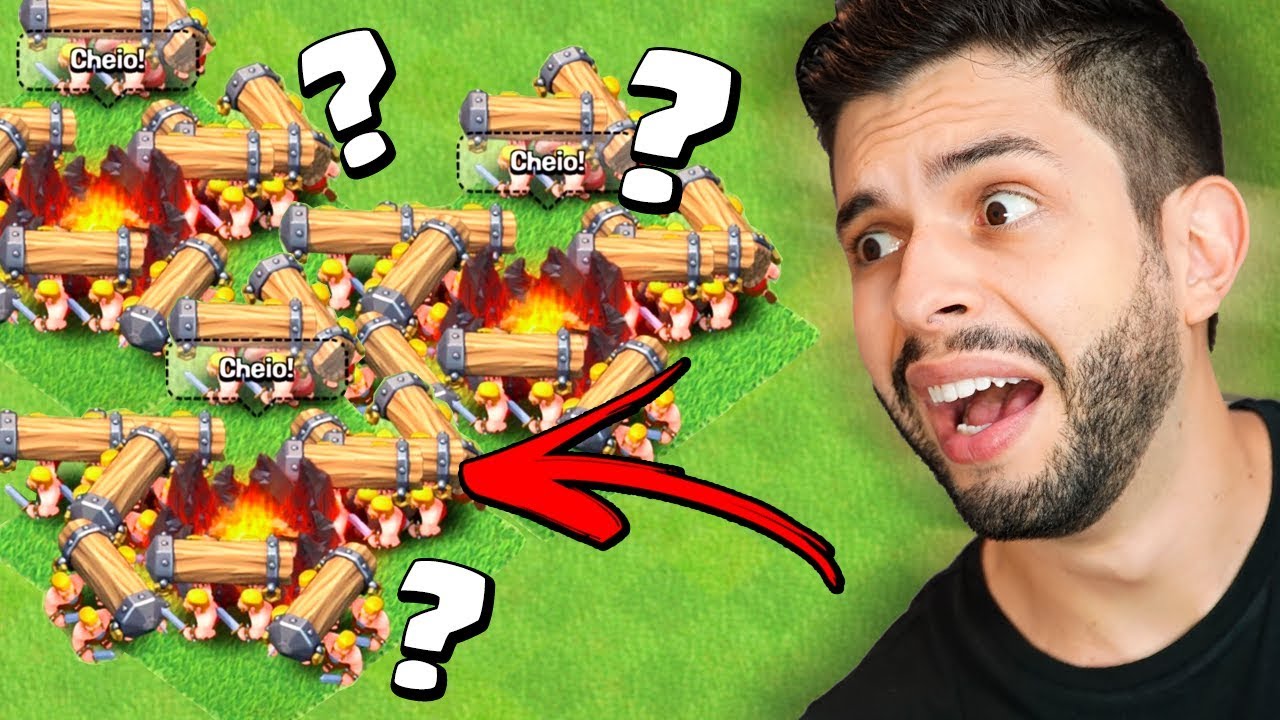 USEI A NOVA TROPA DO CLASH OF CLANS - ARÍETE DE BATALHA!
